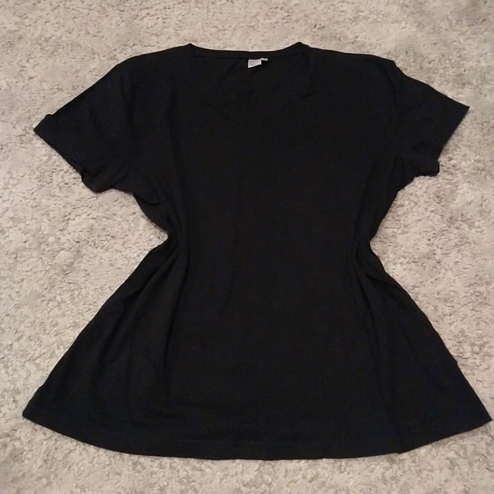 NWOT Black V-neck